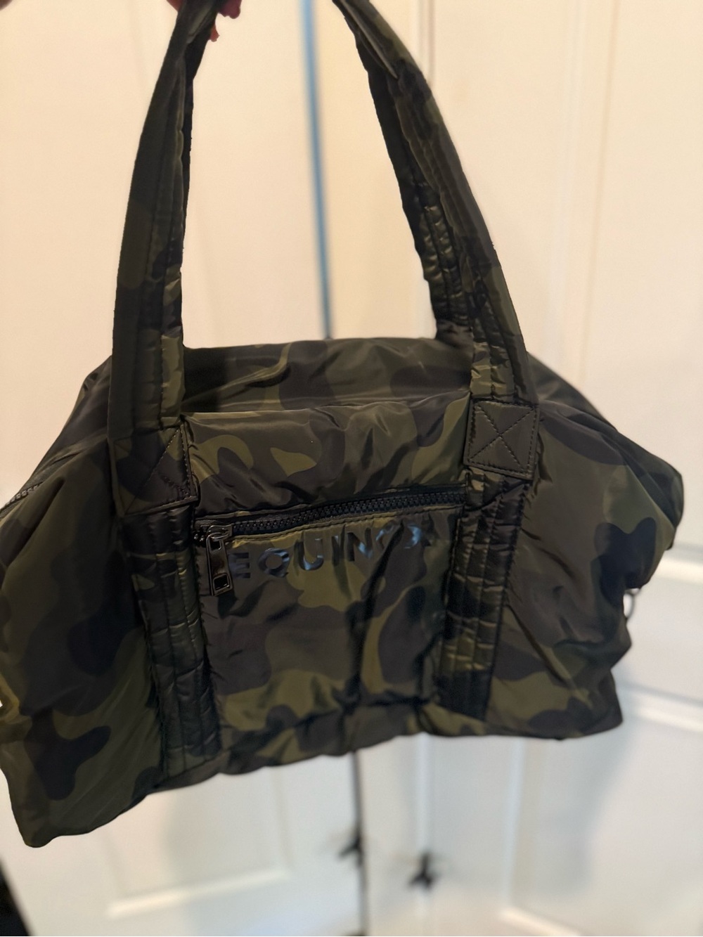 Quilty Camouflage Tote - Olive Green Camo